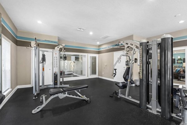 fitness center at Las Palmas Apartments 