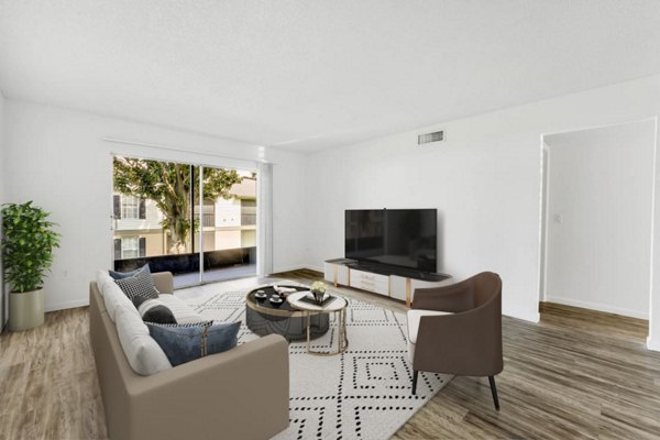 living room at Las Palmas Apartments 