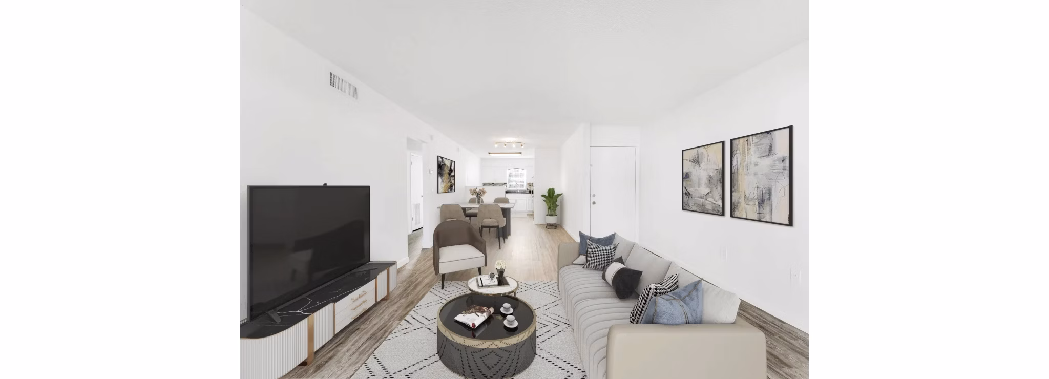 living room at Las Palmas Apartments 