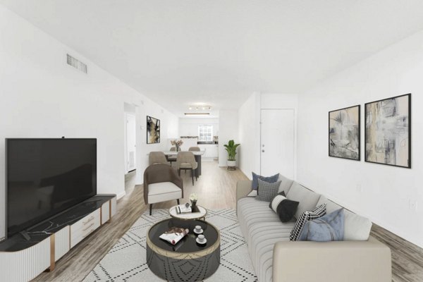 living room at Las Palmas Apartments 