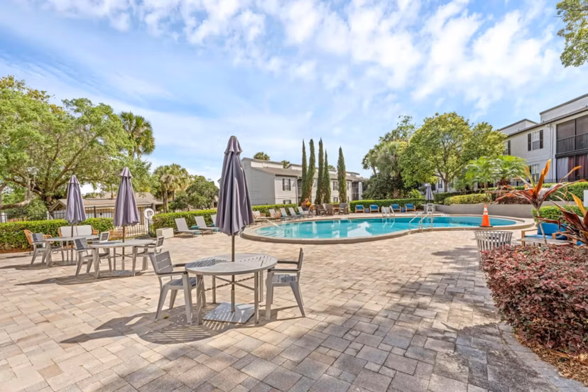 pool at Las Palmas Apartments 