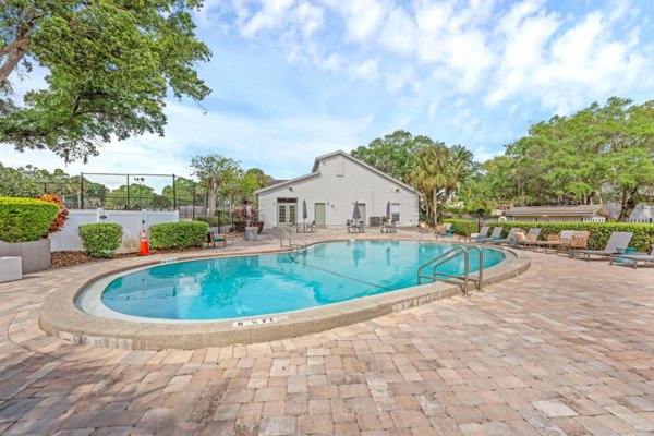 pool at Las Palmas Apartments 