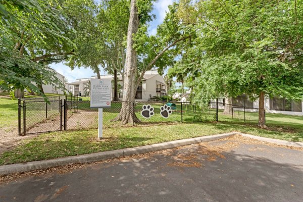 dog park at Las Palmas Apartments 