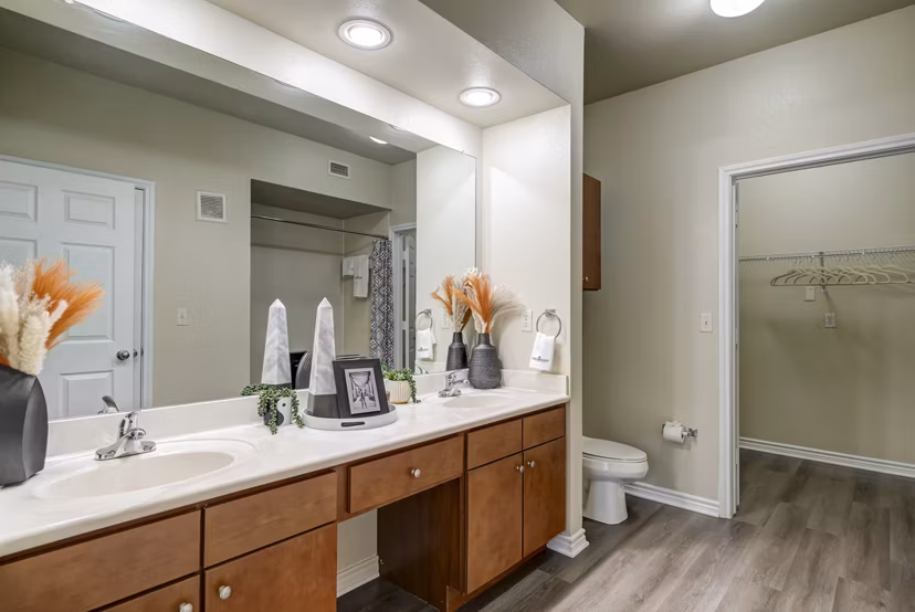 bathroom at Paramount at Cedar Lodge Apartments