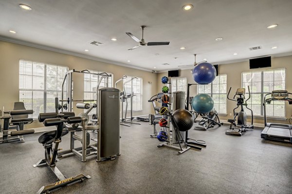 fitness center at Paramount at Cedar Lodge Apartments