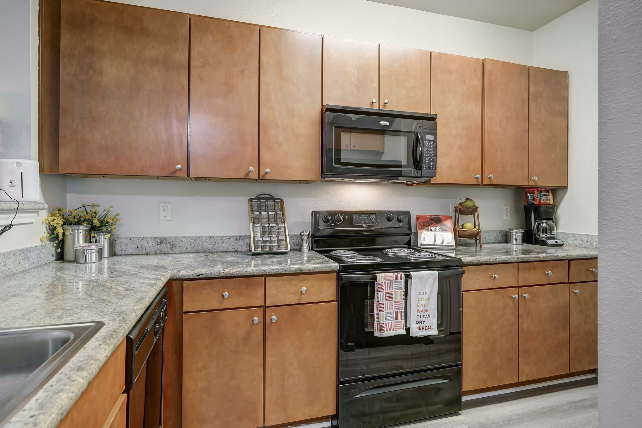 kitchen at Paramount at Cedar Lodge Apartments