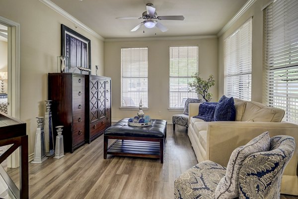 living room at Paramount at Cedar Lodge Apartments