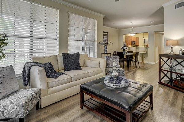 living room at Paramount at Cedar Lodge Apartments