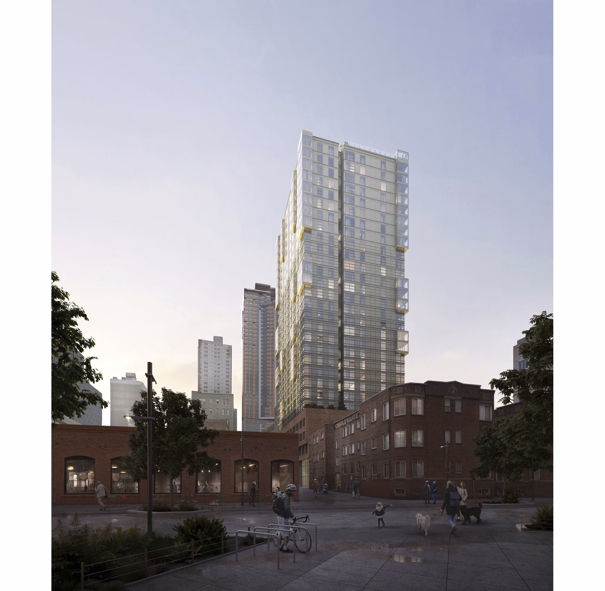 rendering at Kaye Apartments