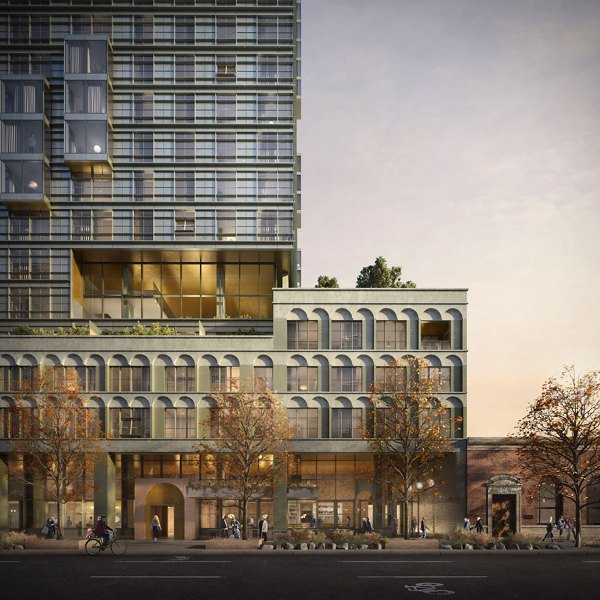 rendering at Kaye Apartments