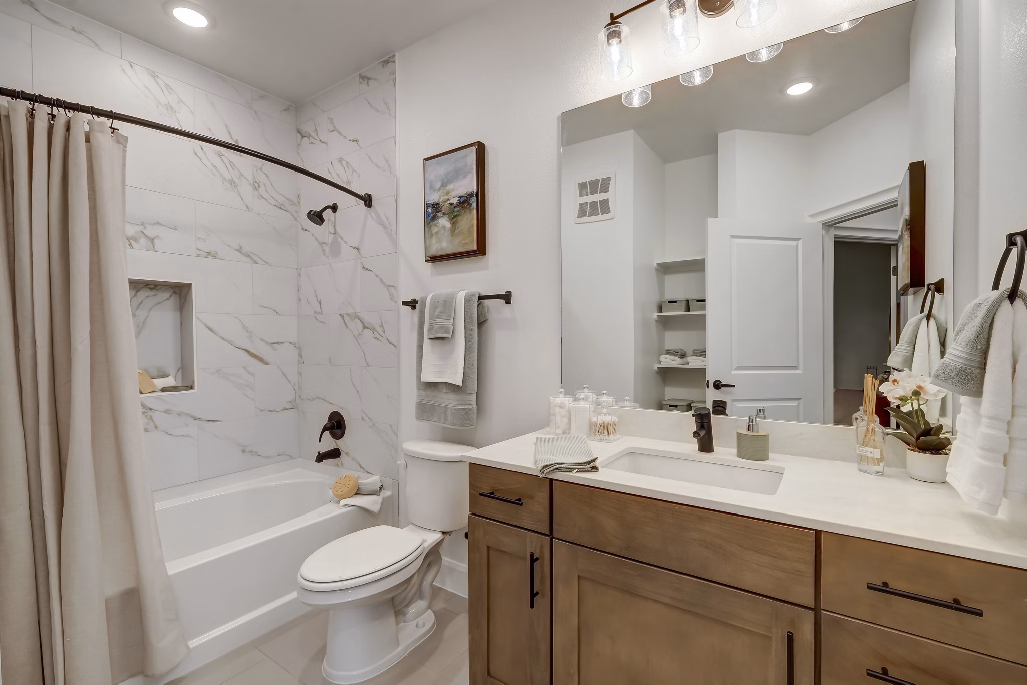 bathroom at Asher Towne Lake Apartments