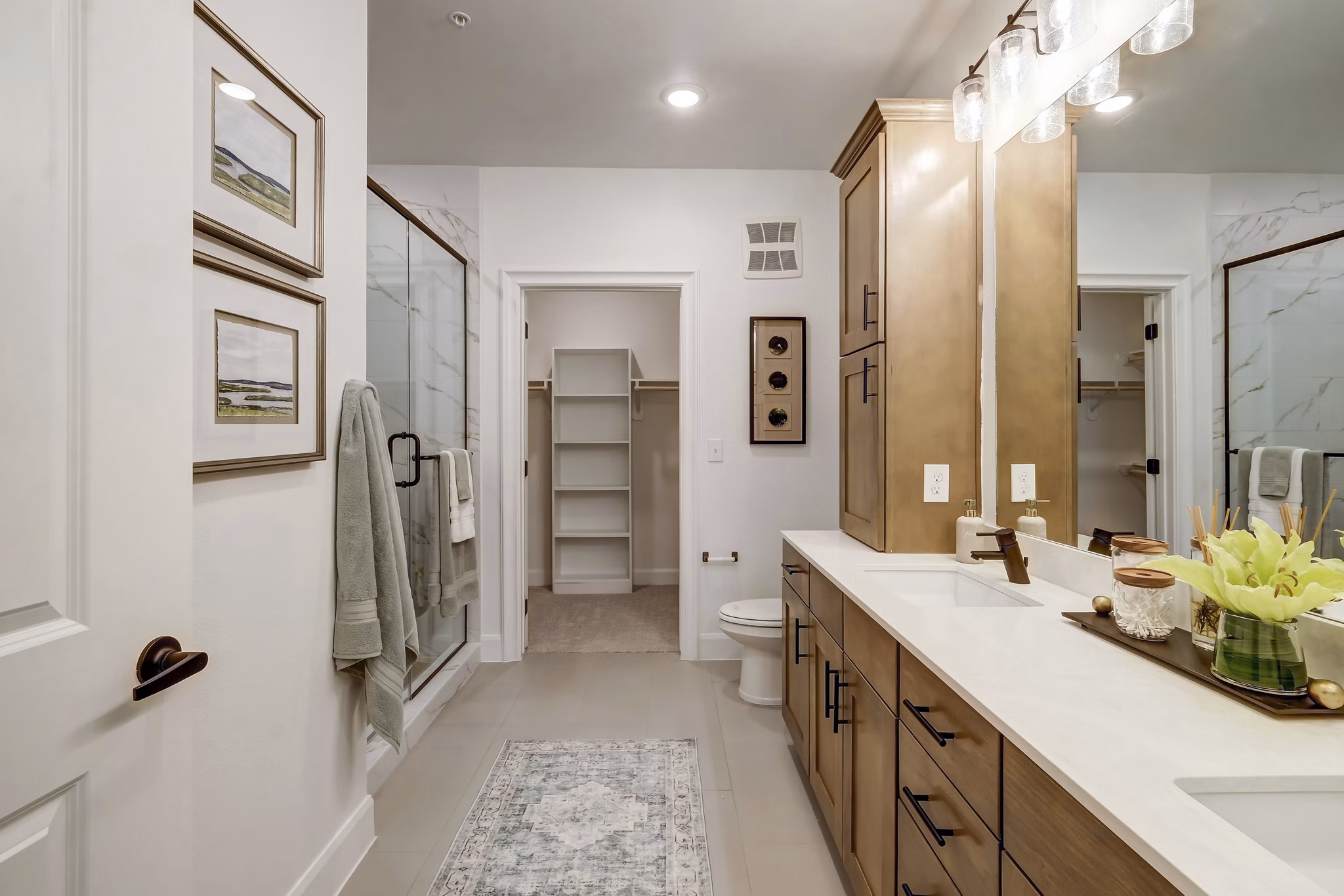 bathroom at Asher Towne Lake Apartments