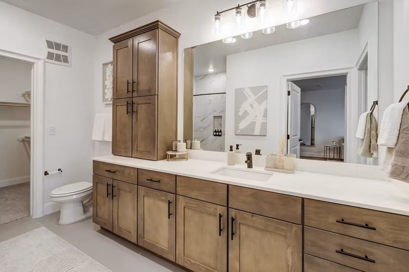 bathroom at Asher Towne Lake Apartments