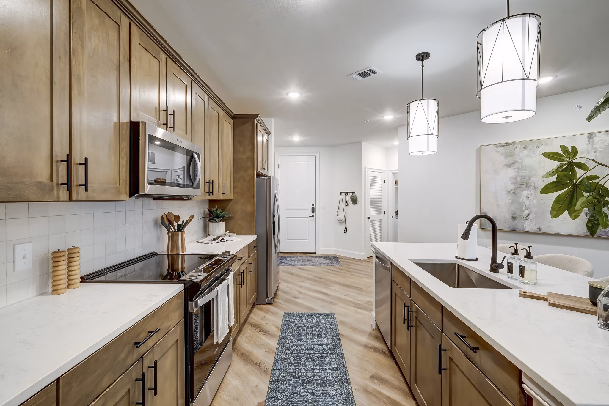 kitchen at Asher Towne Lake Apartments