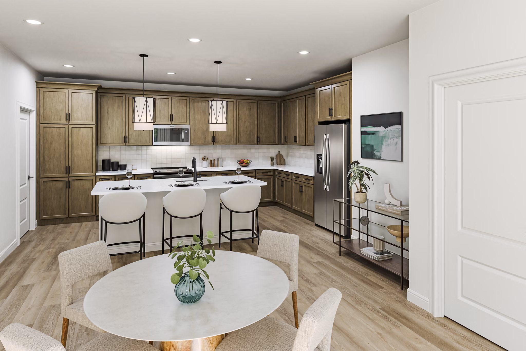 kitchen at Asher Towne Lake Apartments