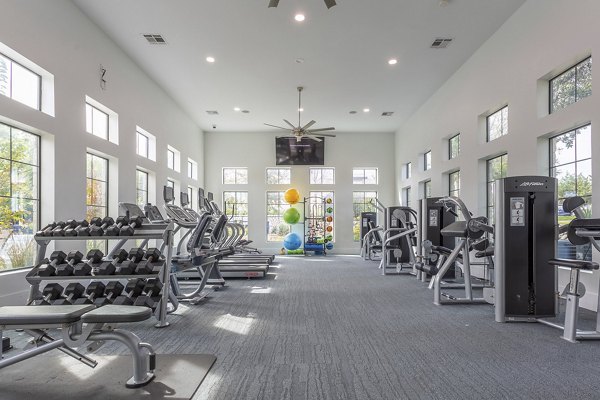 fitness center at Estates at Bee Cave Apartments