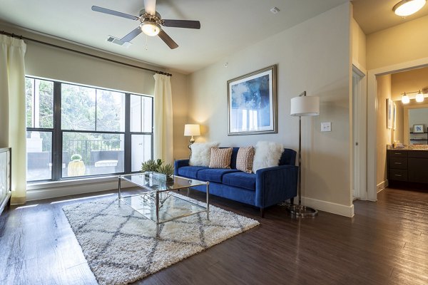 living room at Estates at Bee Cave Apartments
