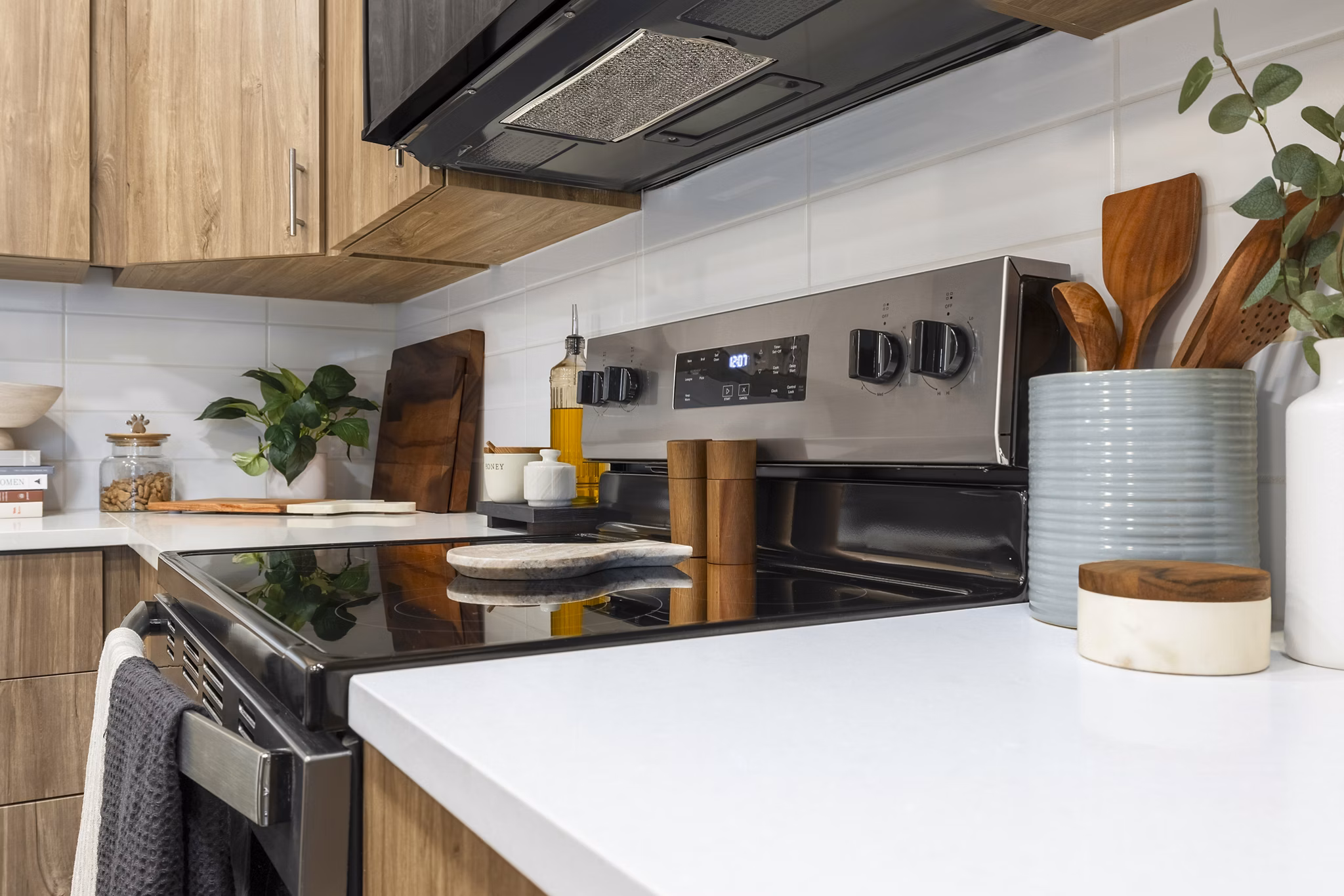 kitchen at The Ironwood Apartments