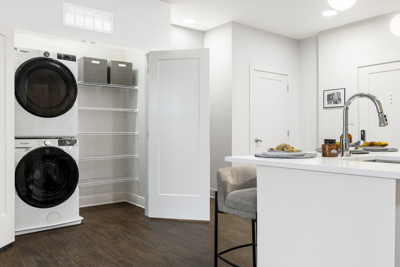 Laundry room at The Ironwood