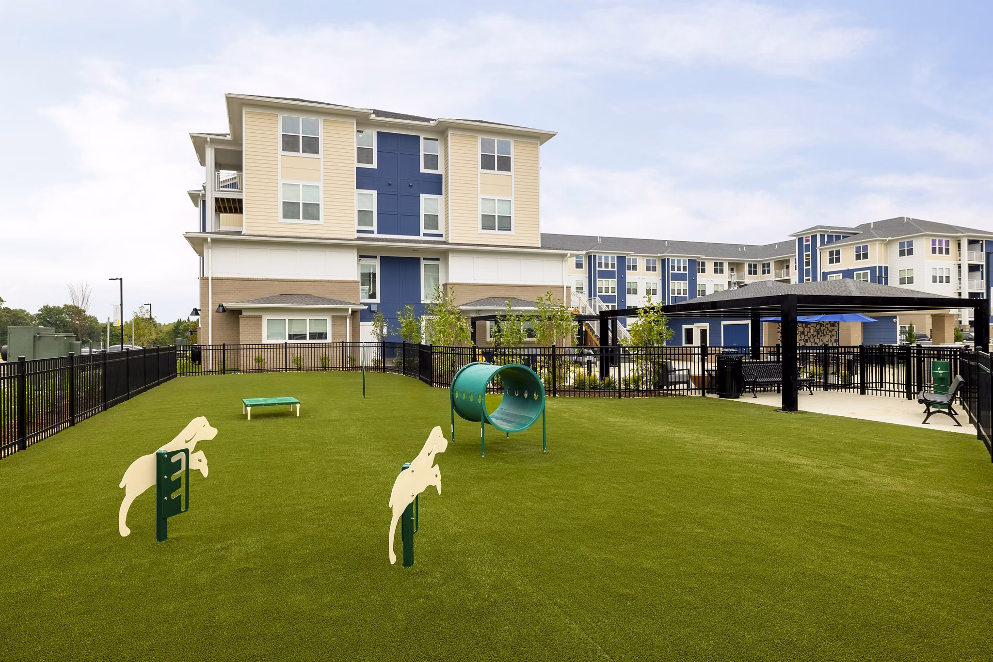 dog park at The Ironwood Apartments