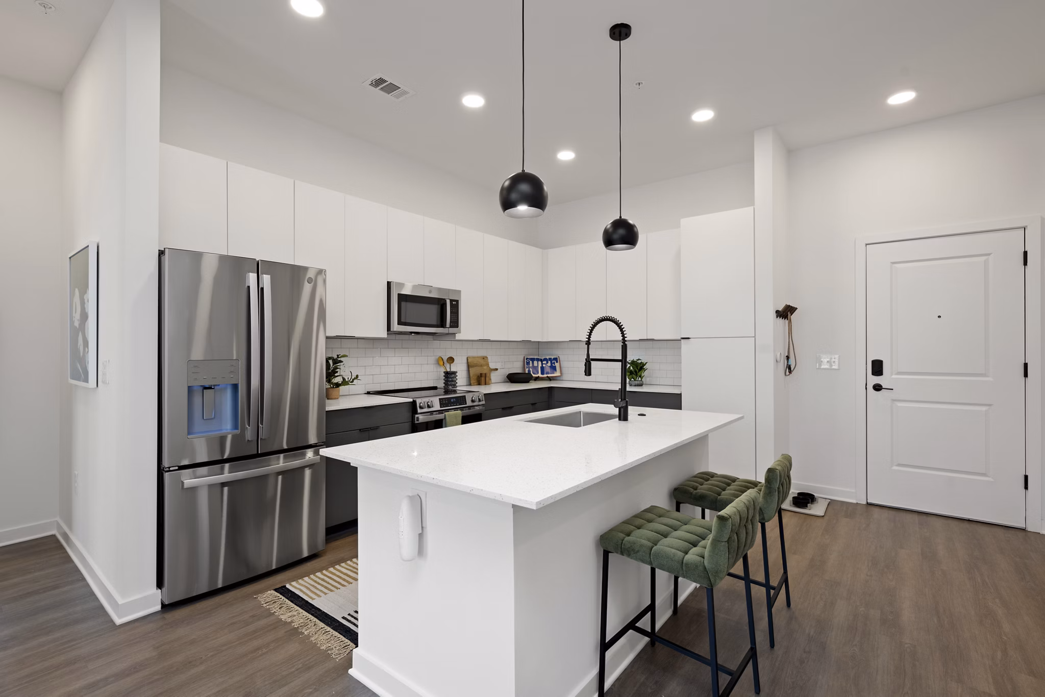 kitchen at Sorella Apartments