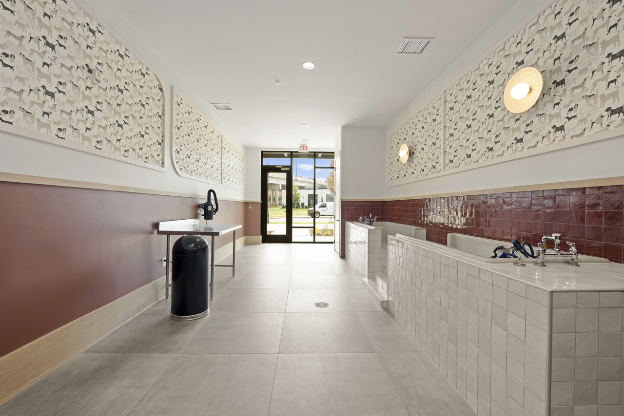 Pet wash at Sorella Apartments