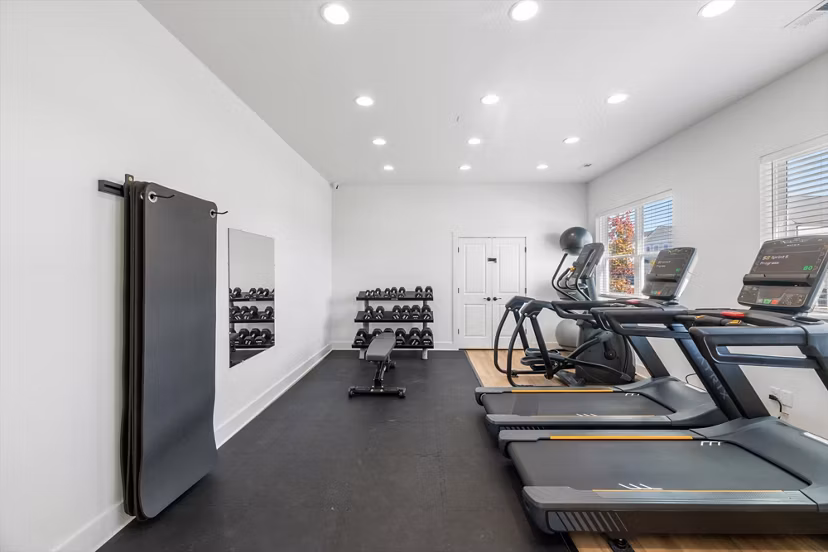 fitness center at Highline at Knoxville Apartments