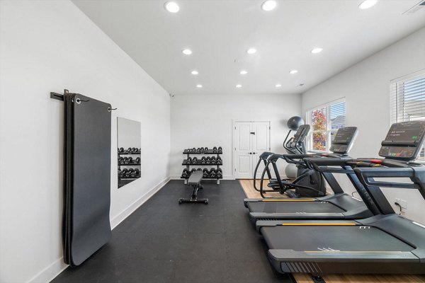 fitness center at Highline at Knoxville Apartments
