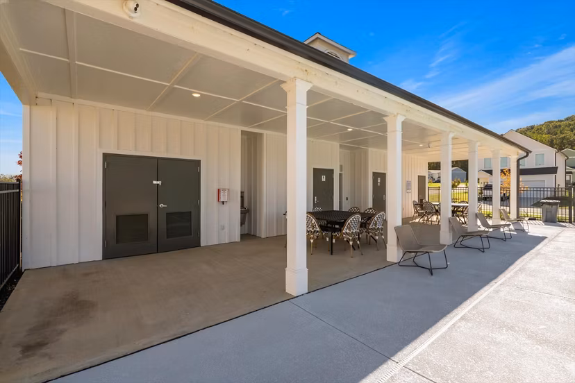 patio at Highline at Knoxville Apartments