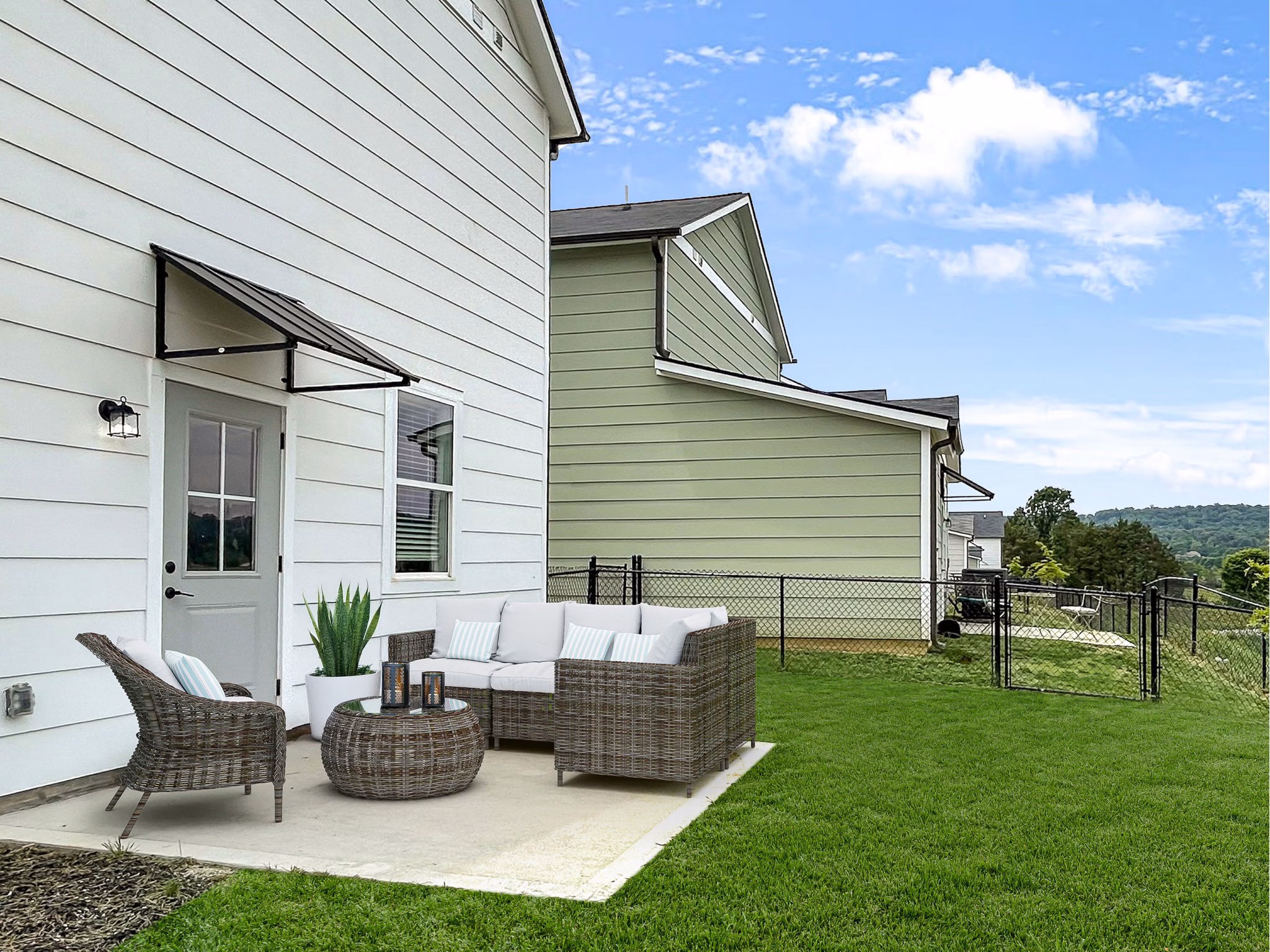 patio at Highline at Knoxville Apartments