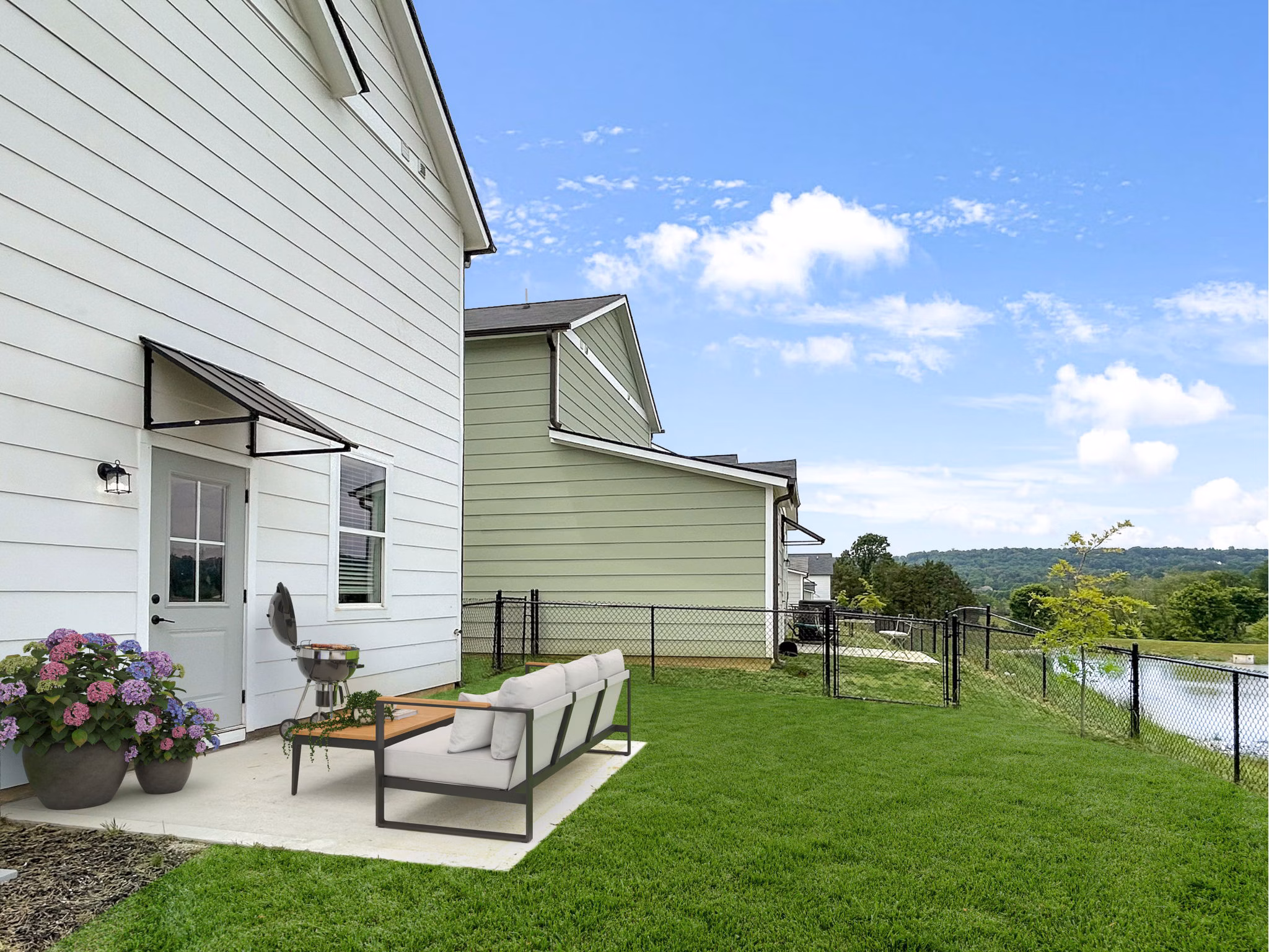 patio at Highline at Knoxville Apartments