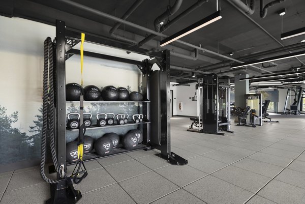 fitness center at Prose Southcenter Apartments