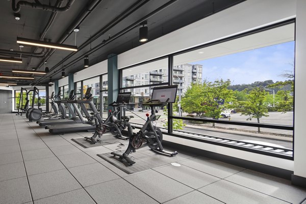 fitness center at Prose Southcenter Apartments