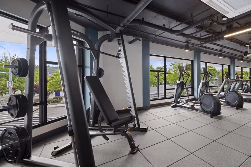 fitness center at Prose Southcenter Apartments