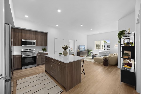 kitchen at Prose Southcenter Apartments