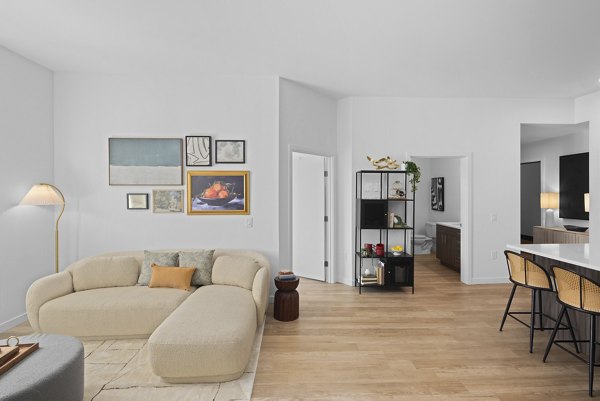 living room at Prose Southcenter Apartments