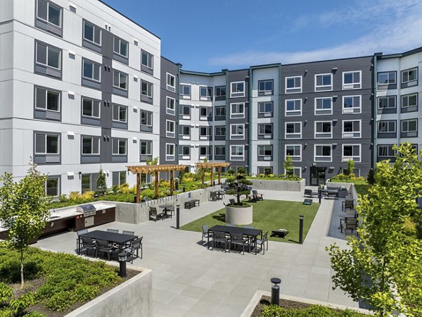 grill area at Prose Southcenter Apartments