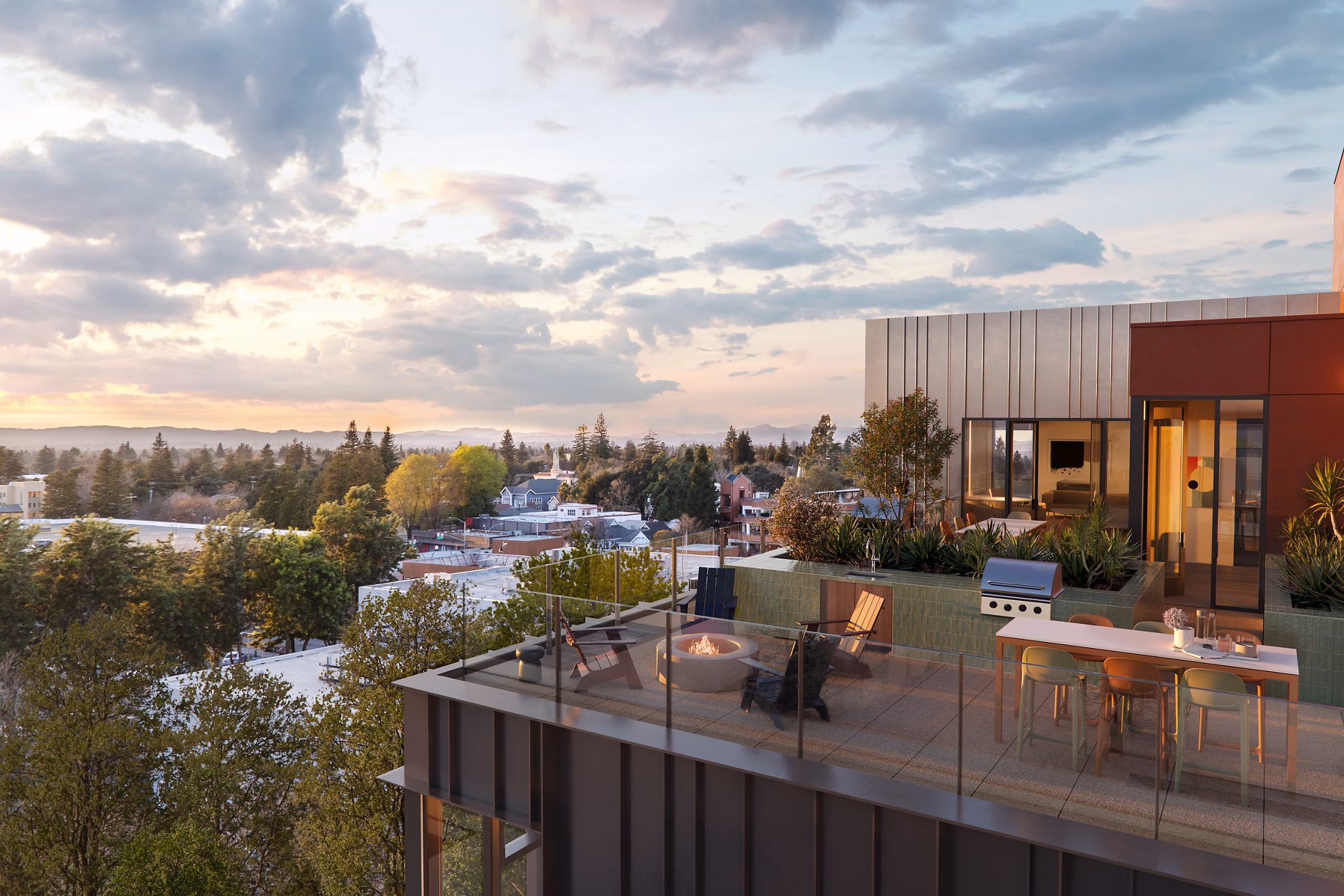 rendering at Felix Apartments