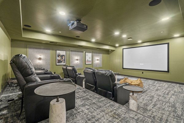 clubhouse theater at The Aurilla Apartments