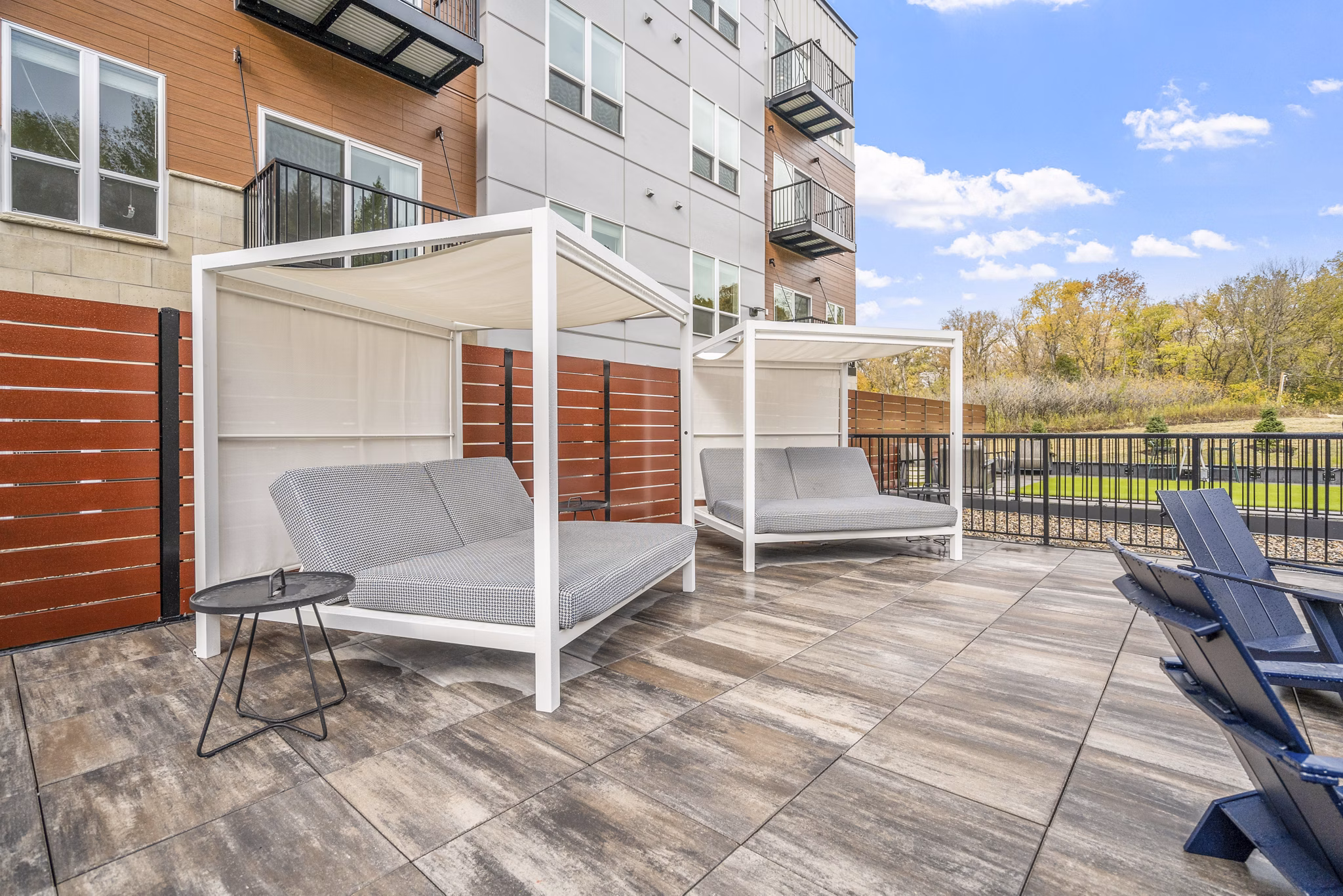 patio at The Aurilla Apartments