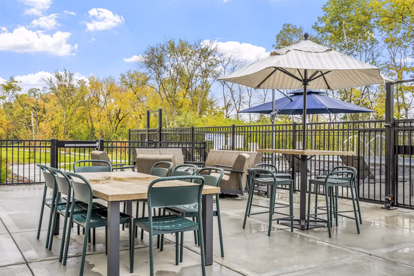 patio at The Aurilla Apartments