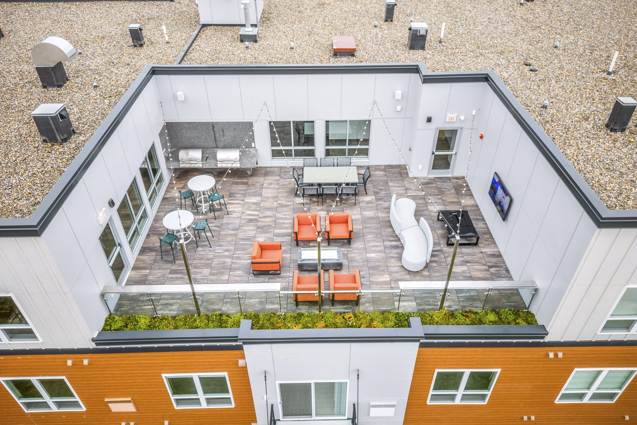 patio at The Aurilla Apartments