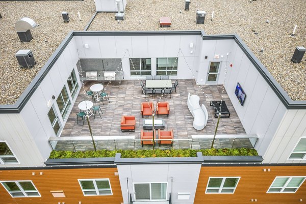 patio at The Aurilla Apartments