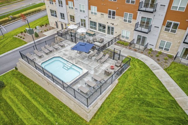 pool at The Aurilla Apartments