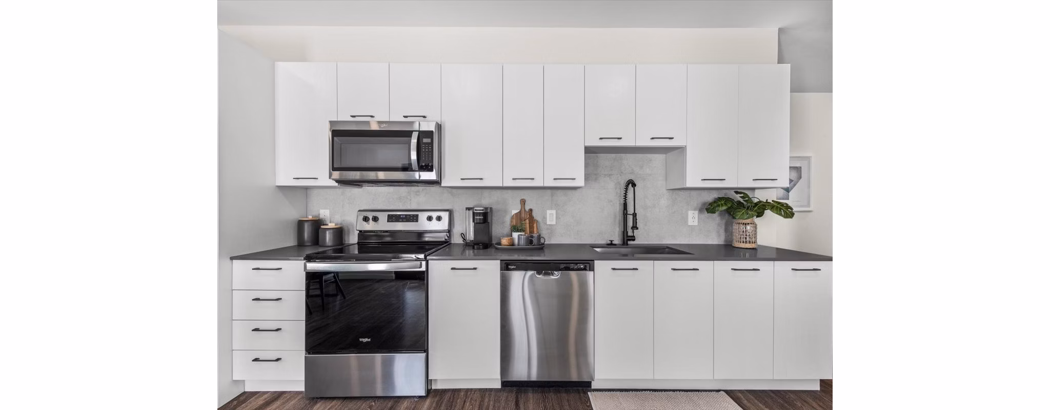 kitchen at Azalea Luxury Apartments