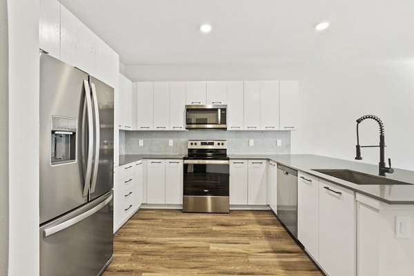 kitchen at Azalea Luxury Apartments