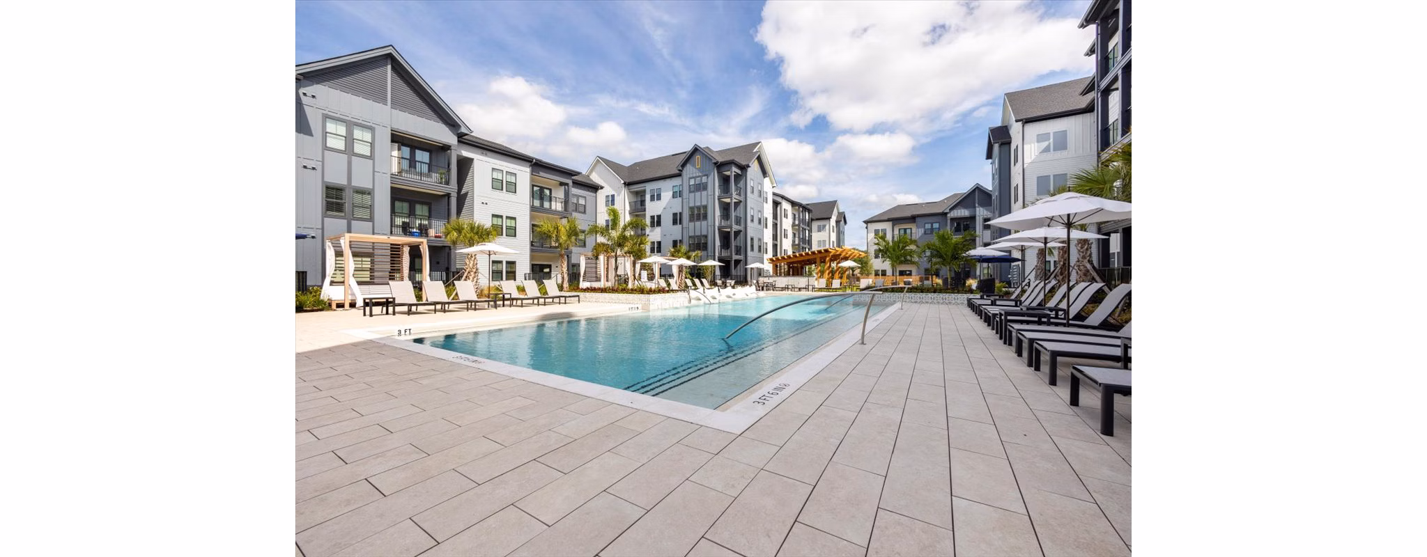 pool at Azalea Luxury Apartments