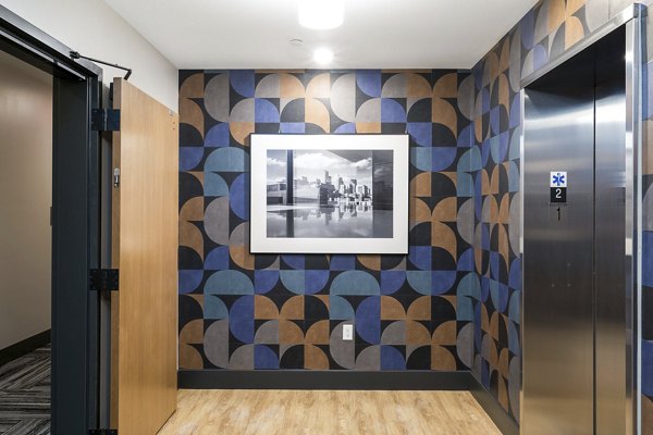 hallway elevator at The Bohen Apartments
