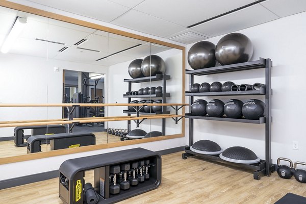 fitness center at The Bohen Apartments