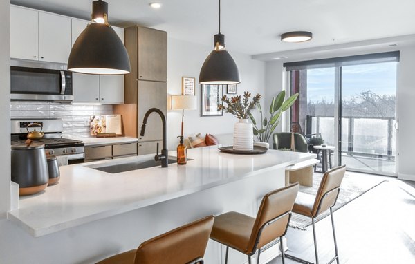kitchen at The Bohen Apartments